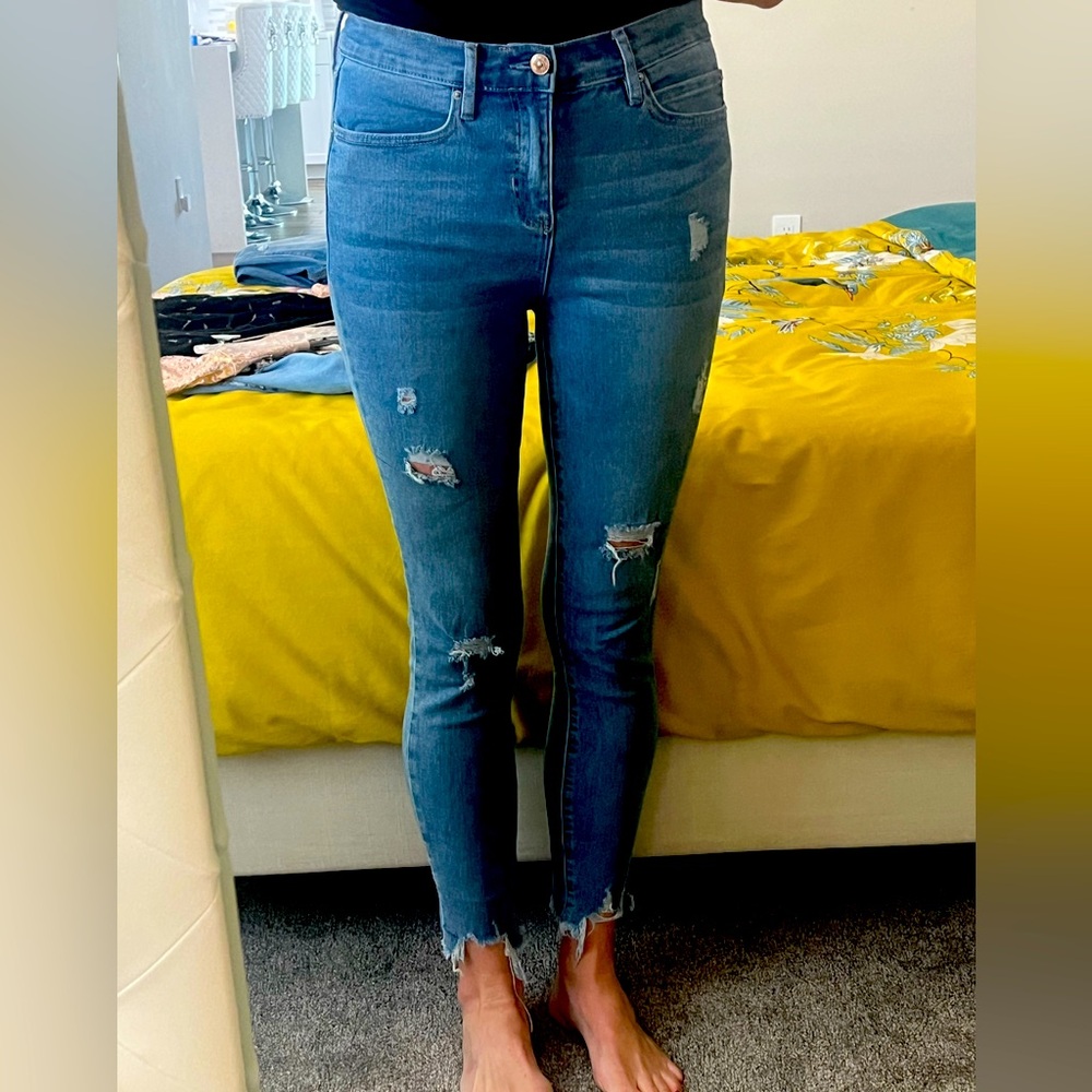 Women’s high rise skinny jeans